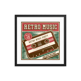 Retro Music Cassette Galant Art