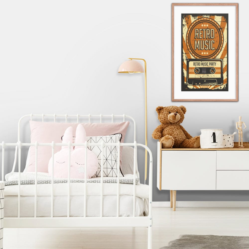 Retro Music Compact Cassette Galant Art