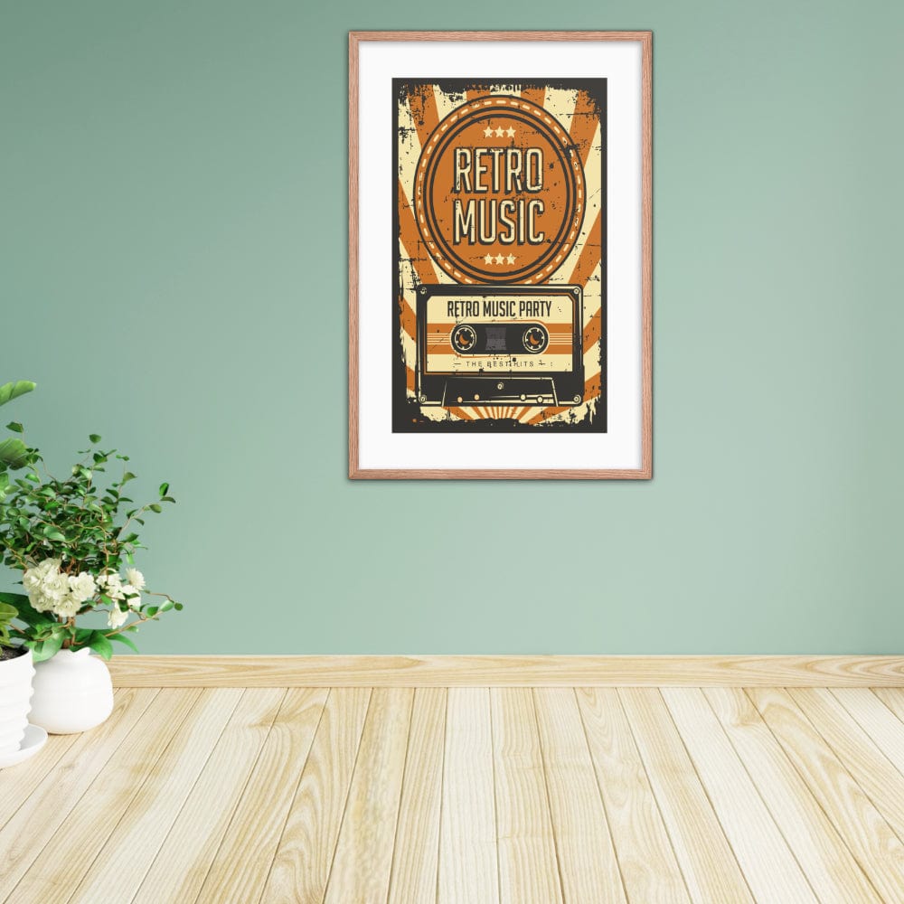 Retro Music Compact Cassette Galant Art