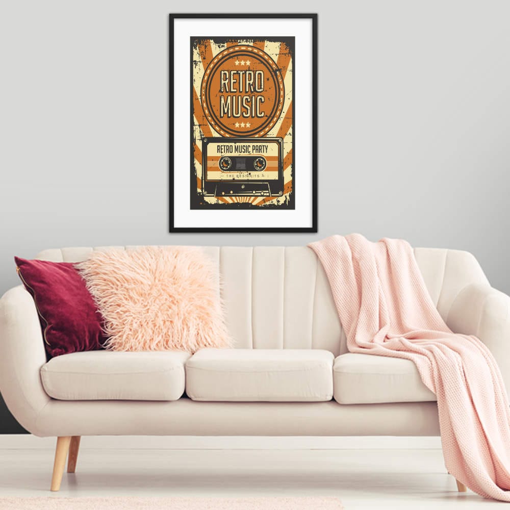 Retro Music Compact Cassette Galant Art