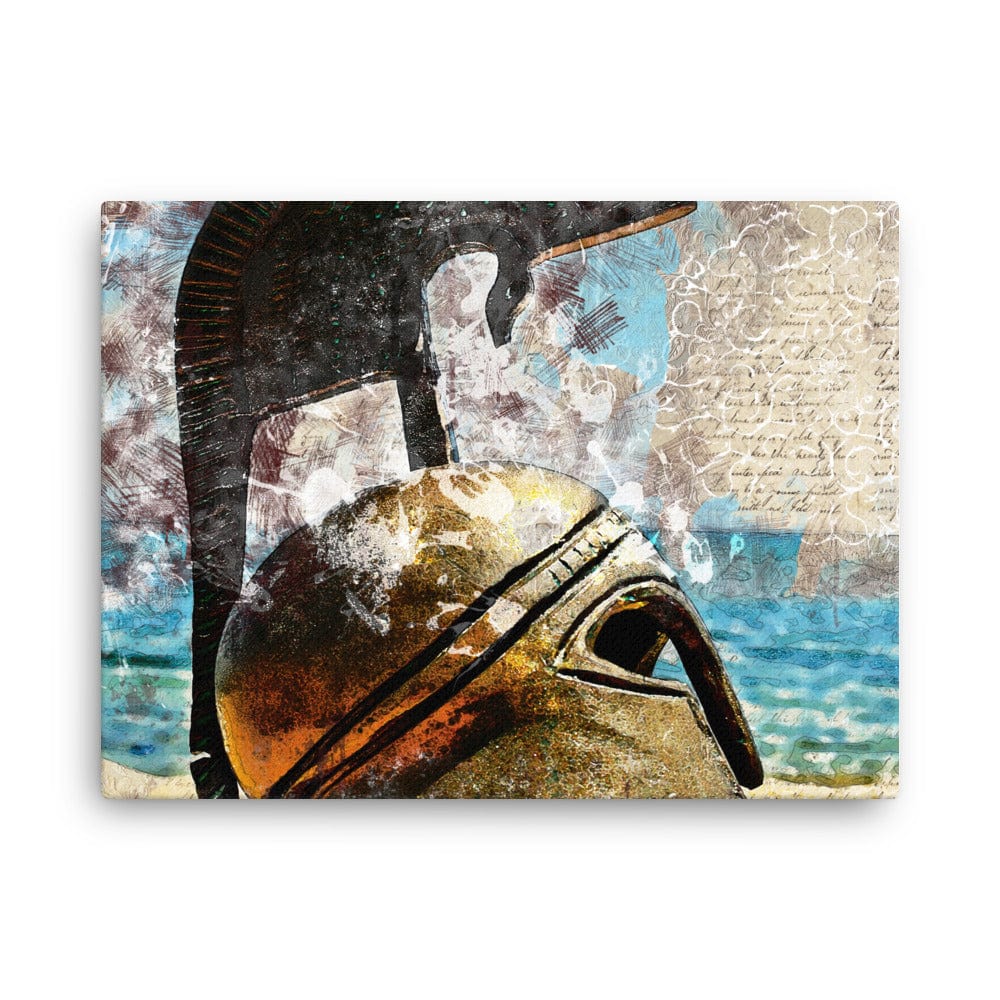 Roman Soldier Helmet Canvas Galant Art