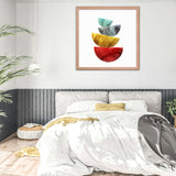 Square Stoned Bowls Poster Galant Art