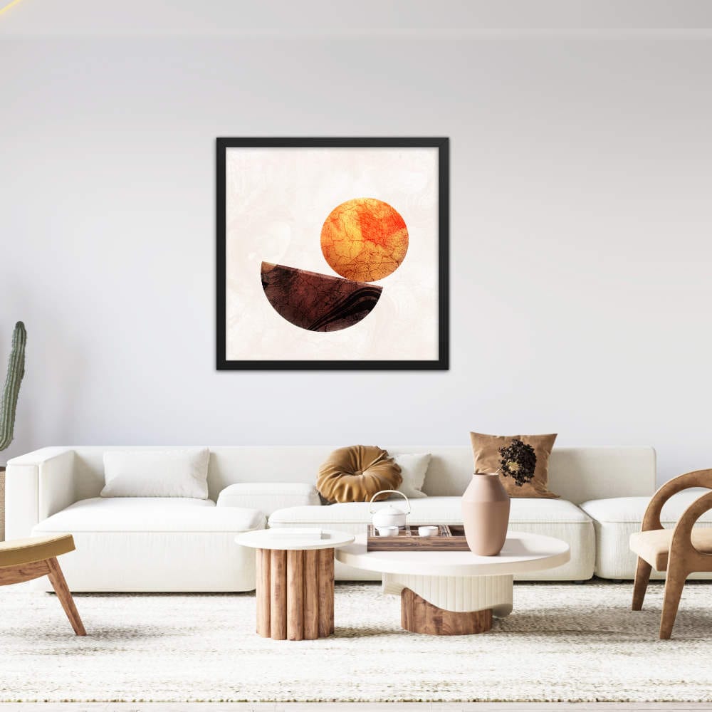 Square Stoned Moon Crescent Galant Art