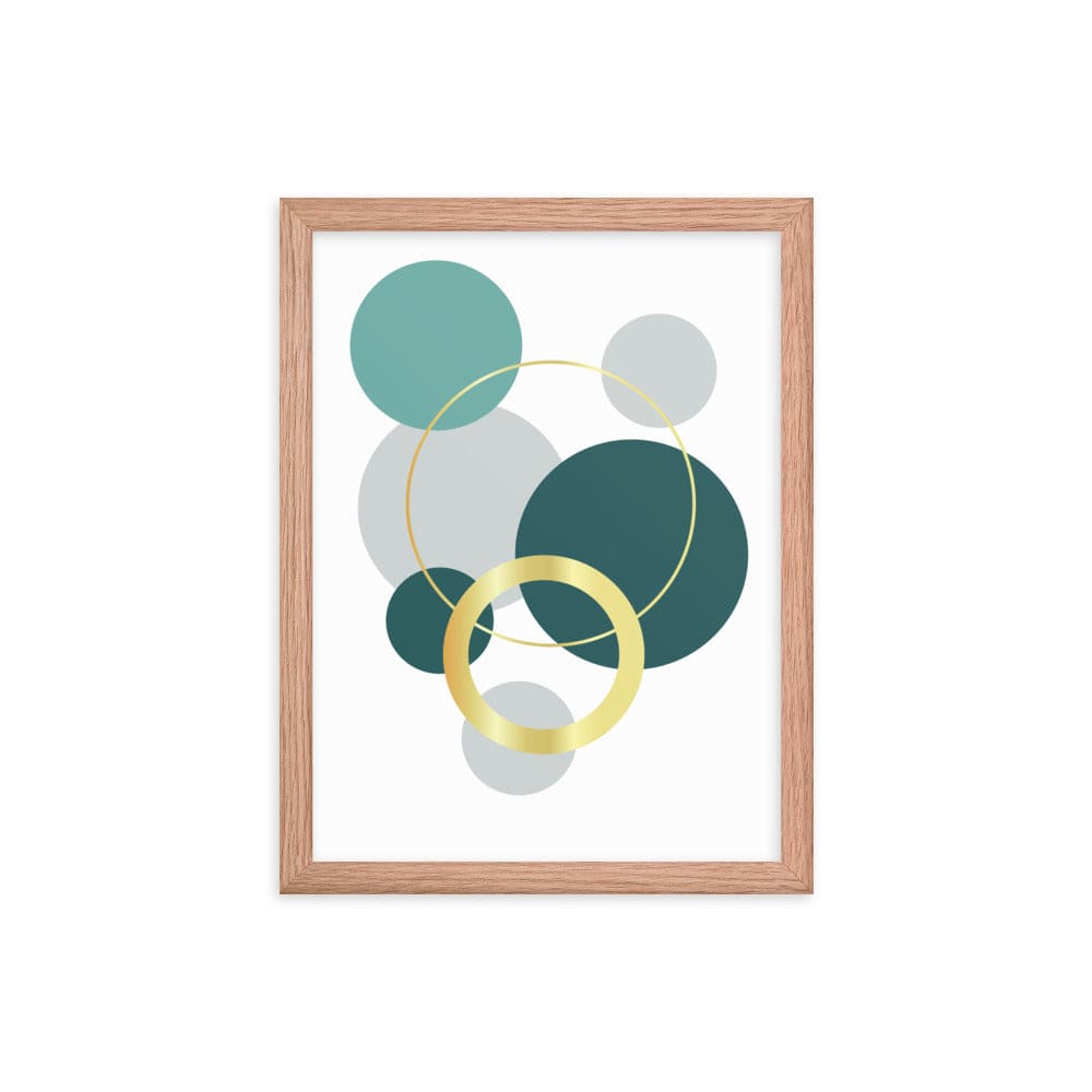 Suspended Circles Poster Galant Art