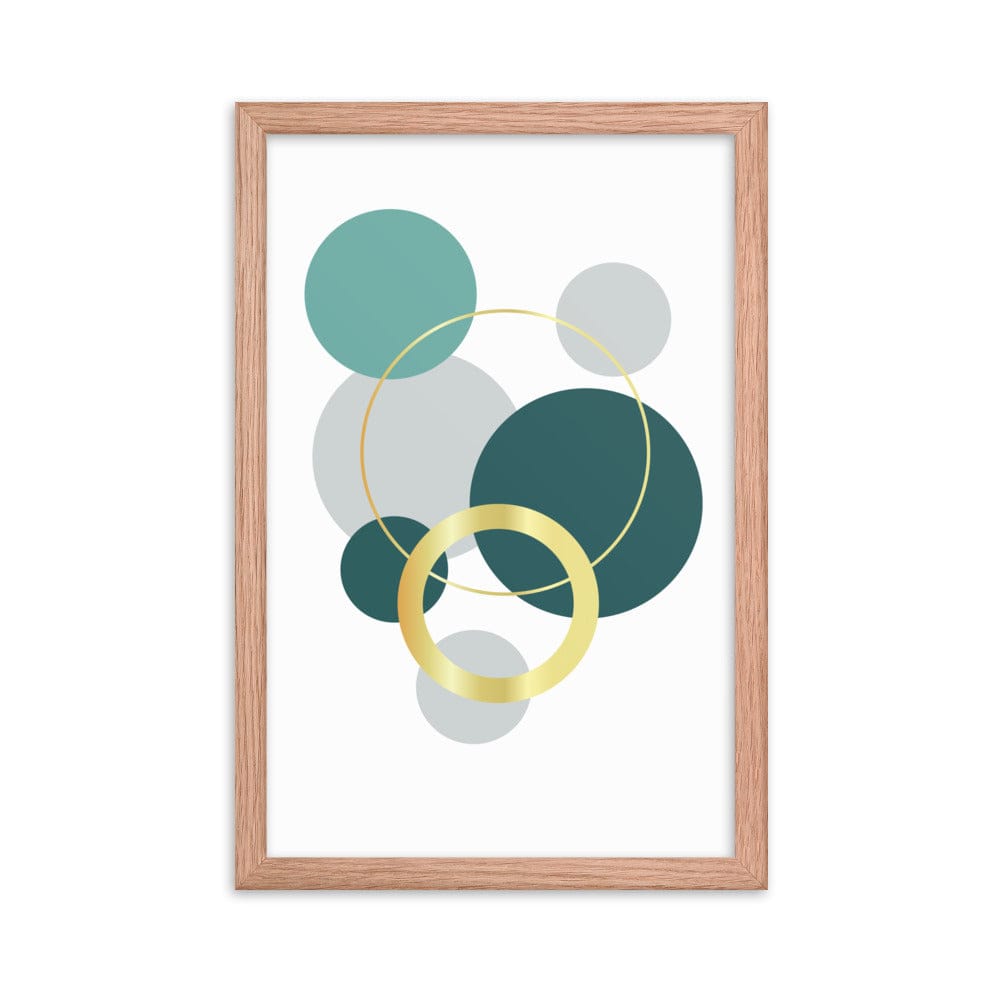 Suspended Circles Poster Galant Art