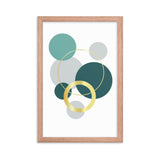 Suspended Circles Poster Galant Art