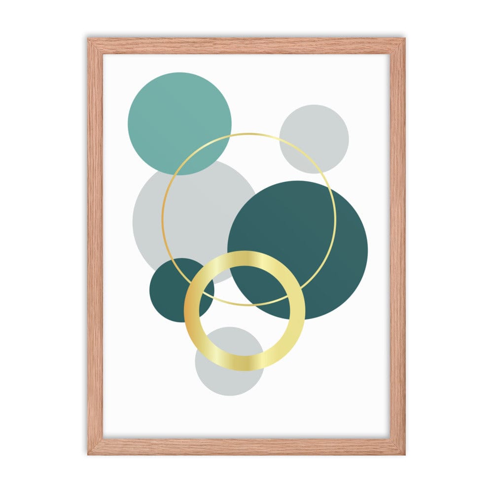 Suspended Circles Poster Galant Art