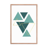 Suspended Triangles Poster Galant Art
