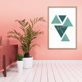 Suspended Triangles Poster Galant Art