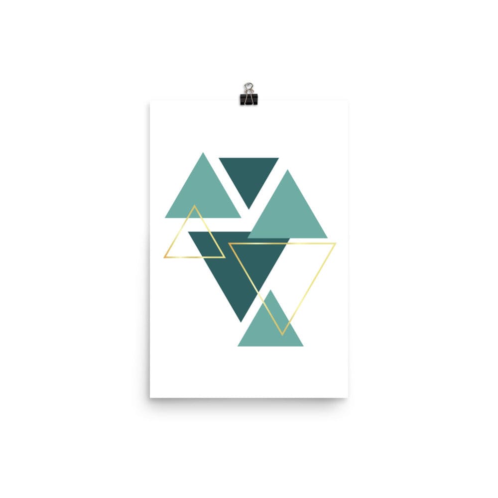 Suspended Triangles Print Galant Art