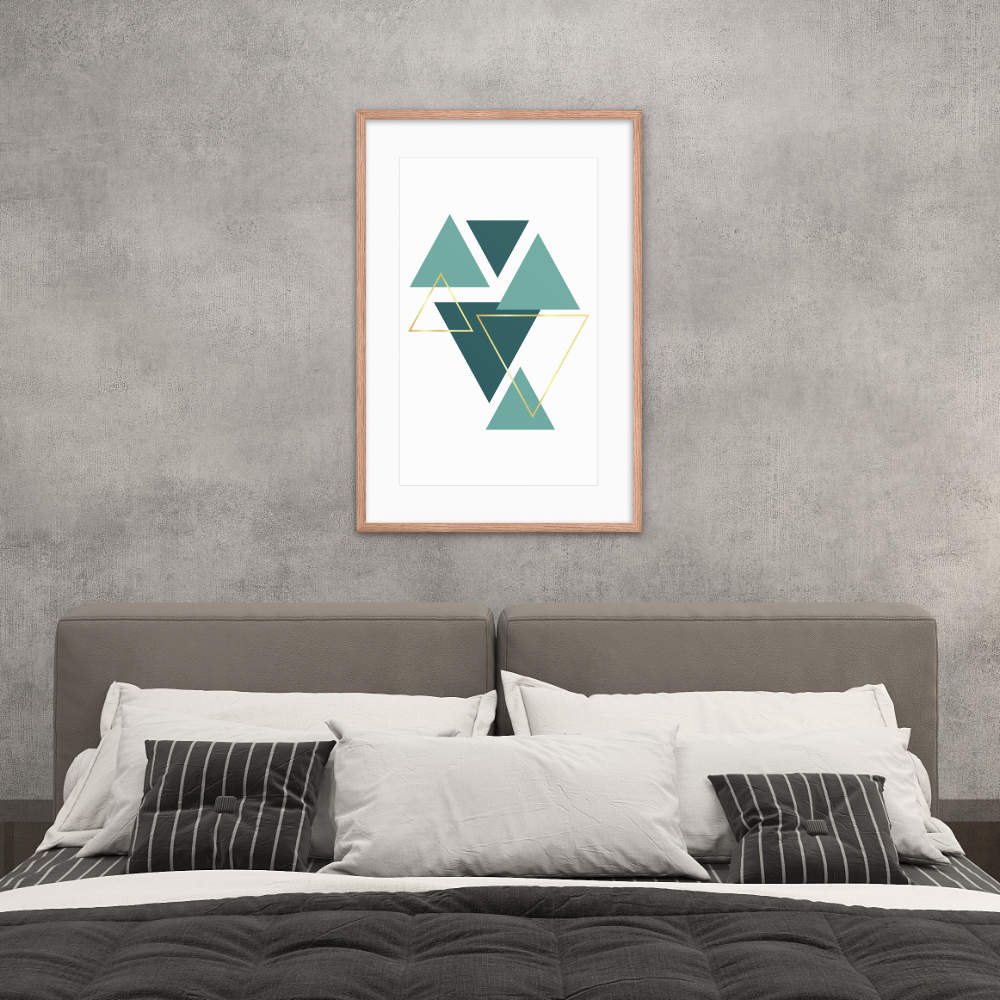 Suspended Triangles Wall Art Galant Art