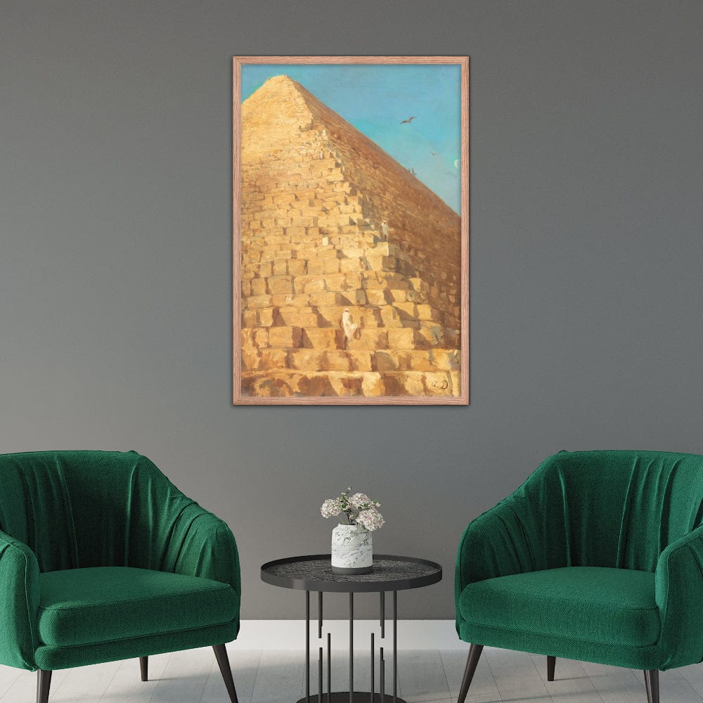 The Great Pyramid, Giza Poster Galant Art