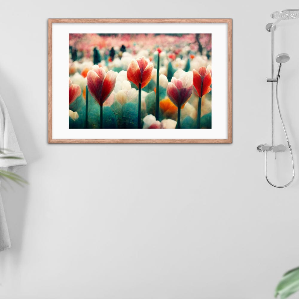 Tulip Flower Framed Galant Art