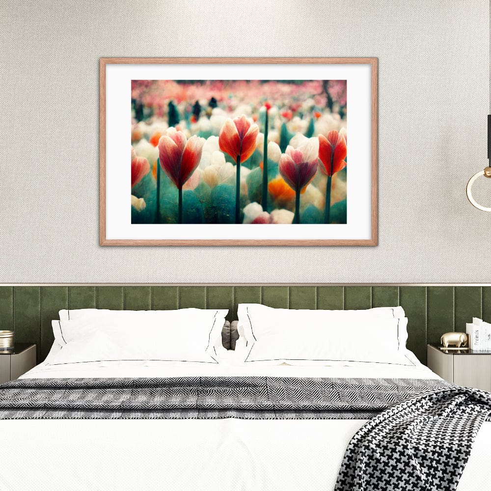 Tulip Flower Framed Galant Art
