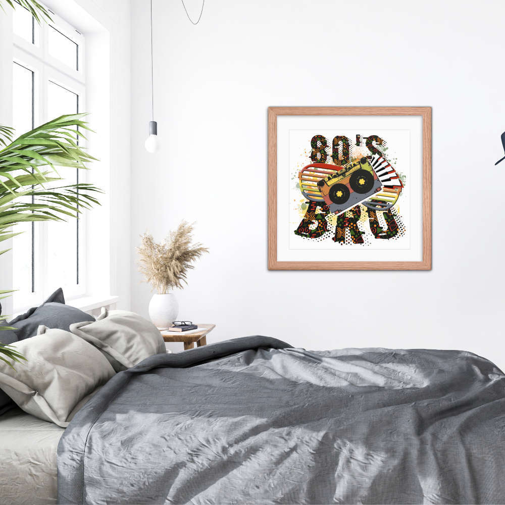 Vintage 80s Music Retro Galant Art