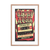 Vintage Retro Music Cassette Galant Art