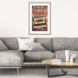 Vintage Retro Music Cassette Galant Art