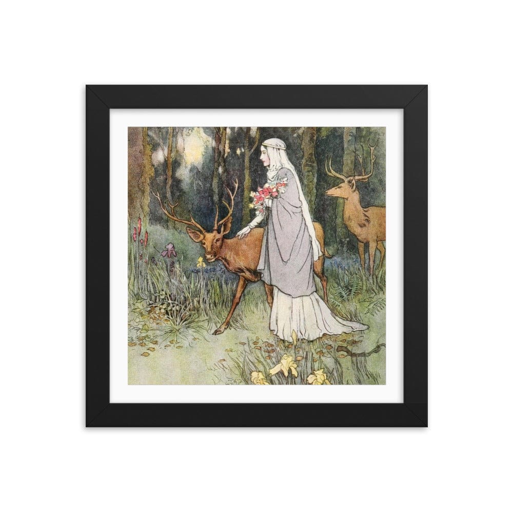 Warwick Fairy In The Forest Framed Galant Art