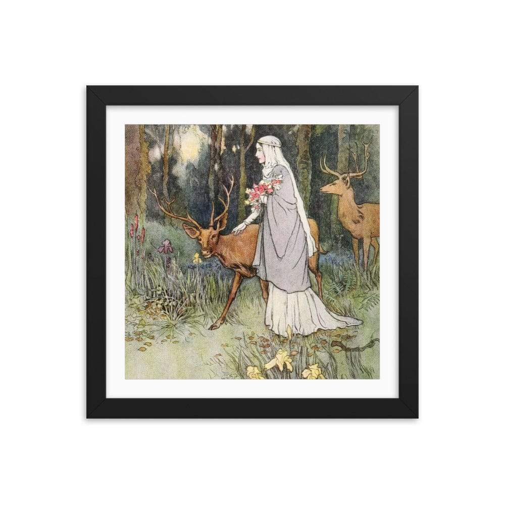 Warwick Fairy In The Forest Framed Galant Art