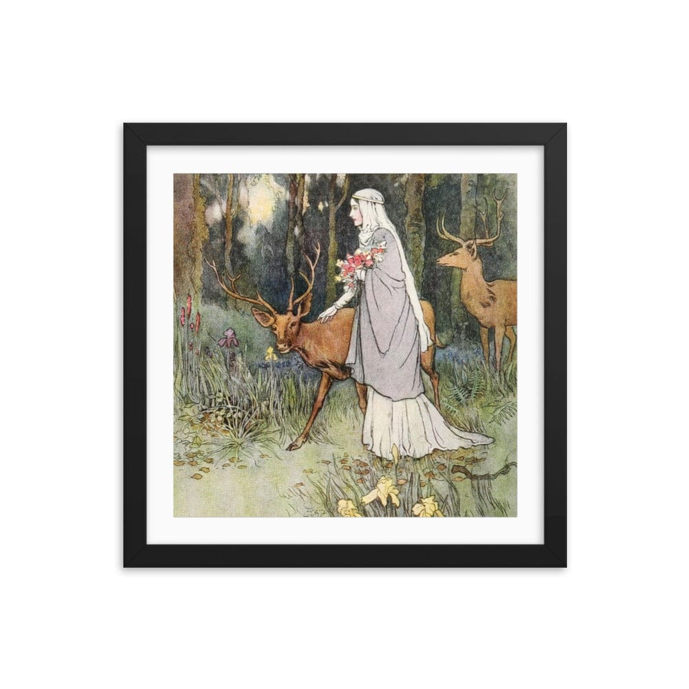 Warwick Fairy In The Forest Framed Galant Art