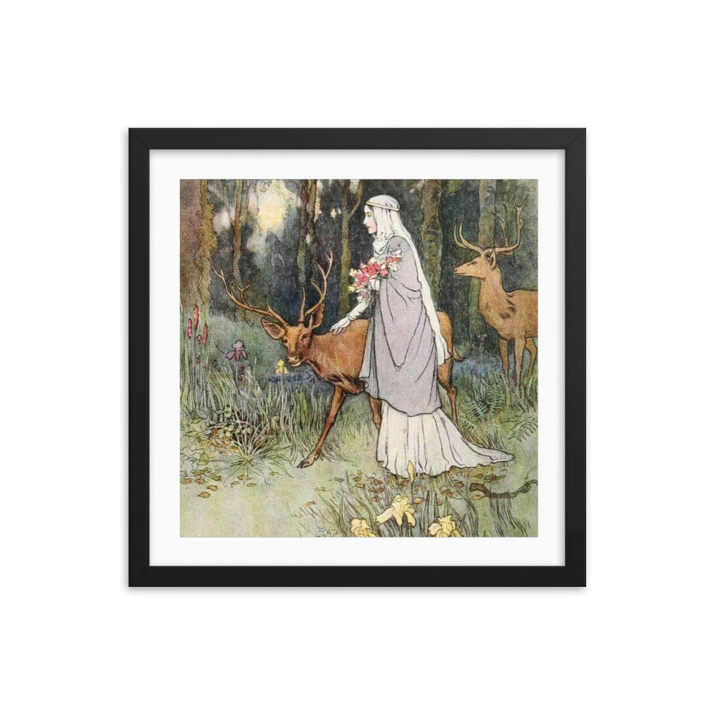 Warwick Fairy In The Forest Framed Galant Art