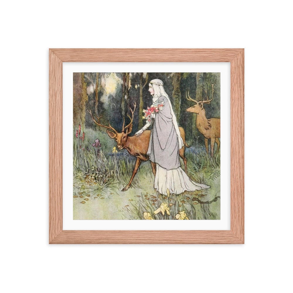 Warwick Fairy In The Forest Framed Galant Art