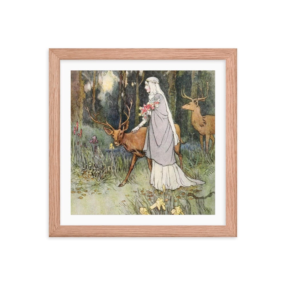 Warwick Fairy In The Forest Framed Galant Art