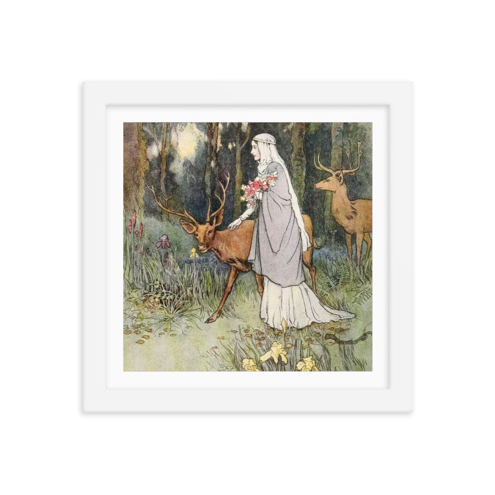 Warwick Fairy In The Forest Framed Galant Art