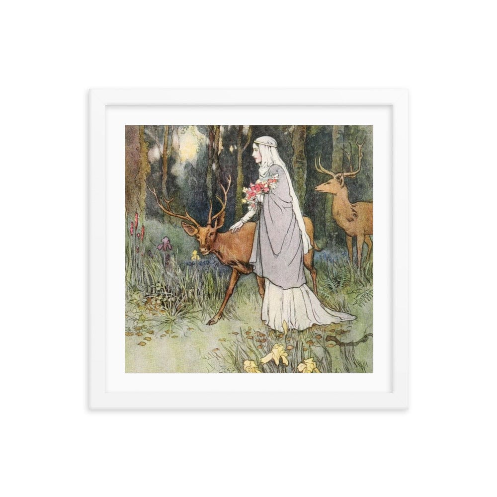 Warwick Fairy In The Forest Framed Galant Art