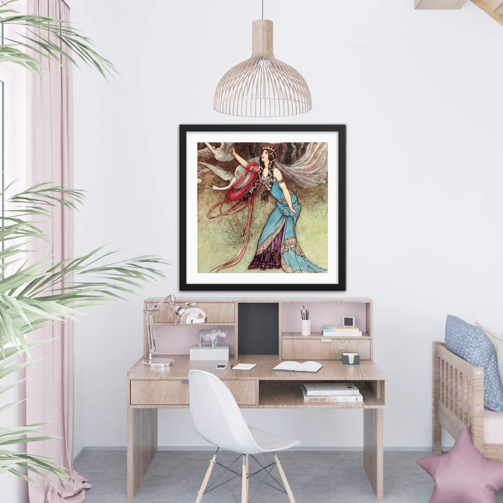 Warwick Queen Fairy Framed Galant Art