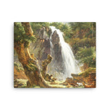 Waterfall at Mont Dore Canvas Galant Art