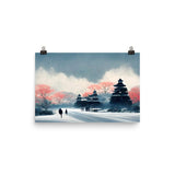 Winter In Japan Print Galant Art