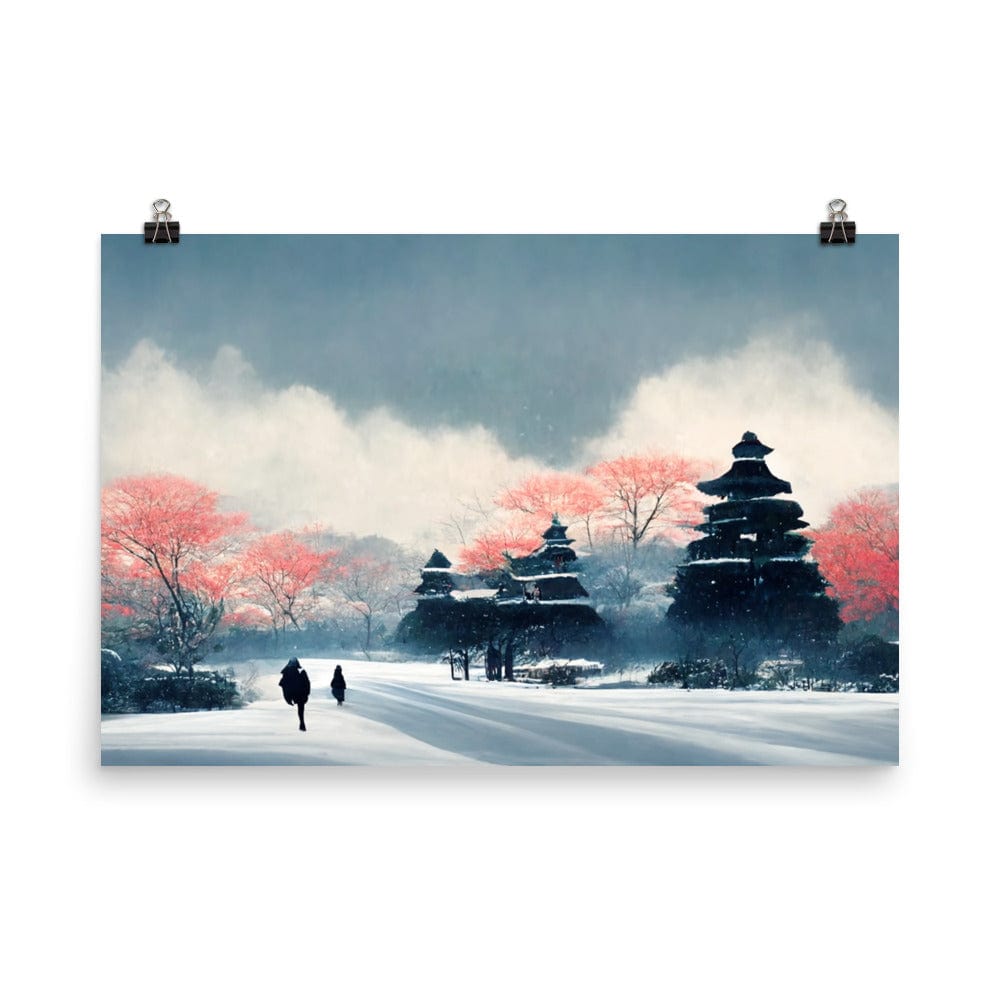 Winter In Japan Print Galant Art
