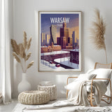 Poland/Warsaw, Art Deco Travel Poster
