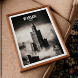Poland/Warsaw,  Monochrome Travel Poster