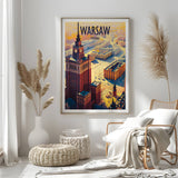 Poland/Warsaw,  Vintage Travel Poster