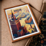 Poland/Warsaw,  Vintage Travel Poster