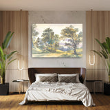 A Parkland View at Dusk Wall Art Canvas Galant Art