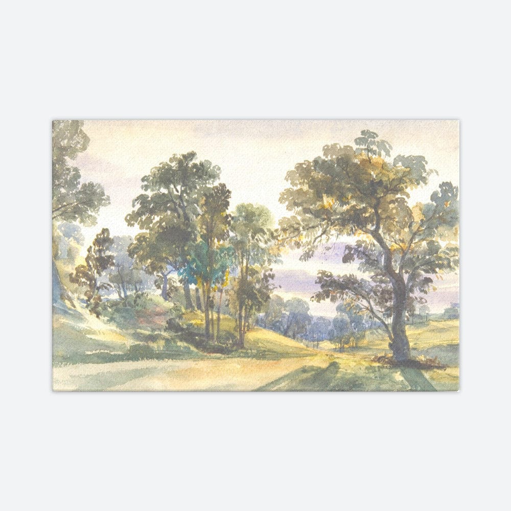 A Parkland View at Dusk Wall Art Canvas Galant Art