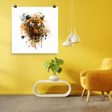 A Tiger Head Print Galant Art