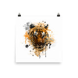 A Tiger Head Print Galant Art