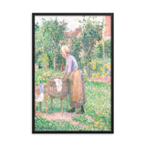 A Washerwoman At Ragny Poster Galant Art