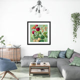 Albino and Ripe Cherries Framed Galant Art