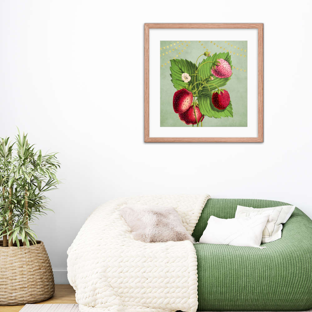 Albino Berries Framed Galant Art