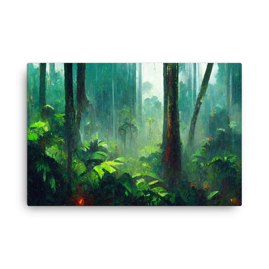 Amazon Dense Rain - Canvas Galant Art