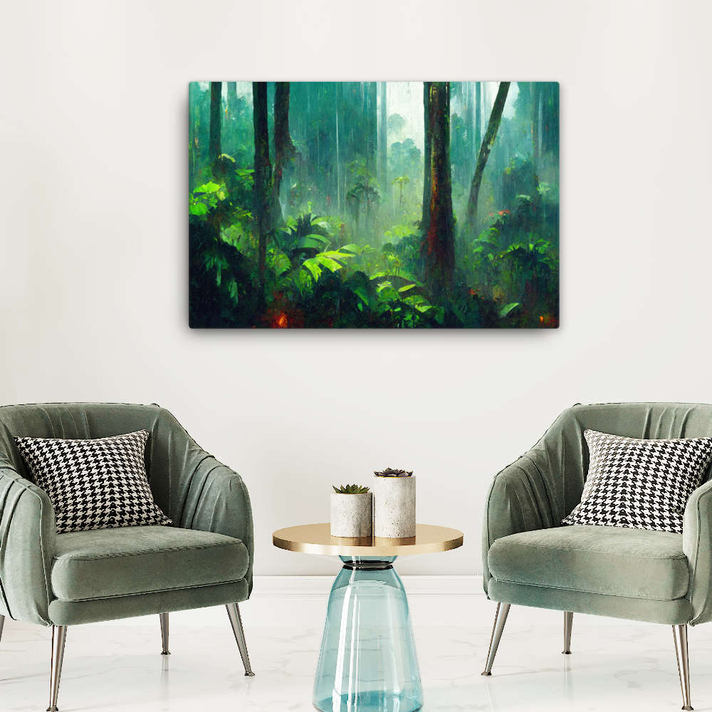 Amazon Dense Rain - Canvas Galant Art