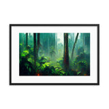 Amazon Dense Rain - Framed Galant Art