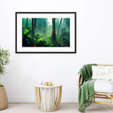 Amazon Dense Rain - Framed Galant Art