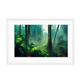 Amazon Dense Rain - Framed Galant Art