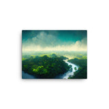 Amazon Tropical Blue Sky -  Canvas Galant Art